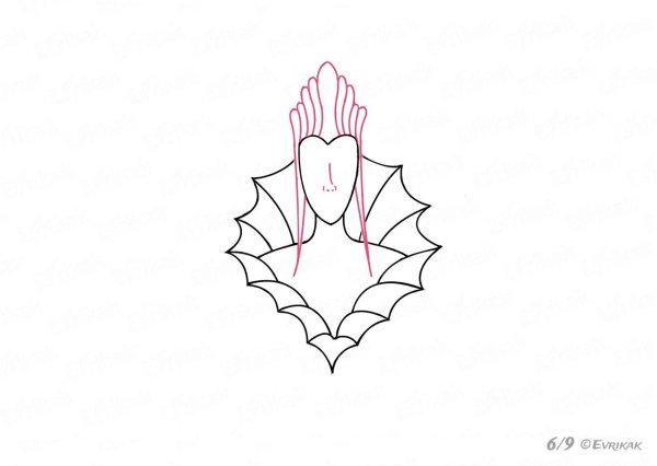 Снежная Королева карандашом