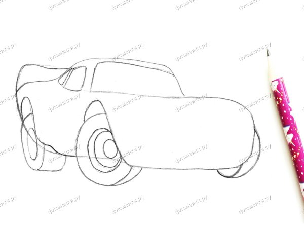 Маквин рисунок сбоку