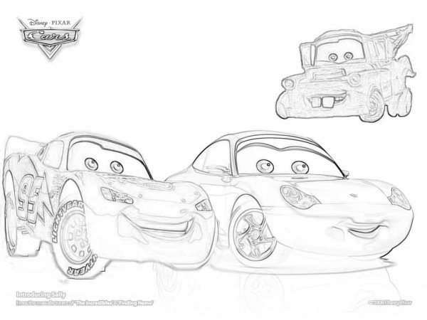 Карандашом машинку Маквин