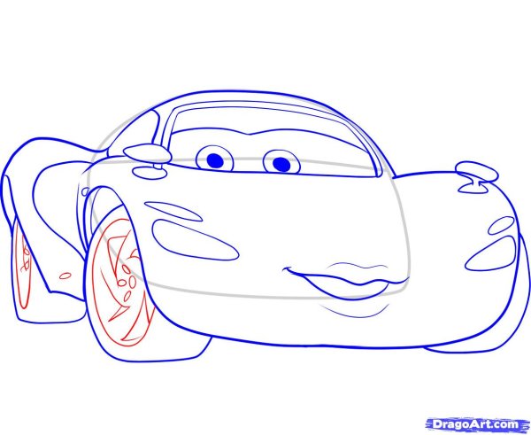 Маквин карандашом поэтапно