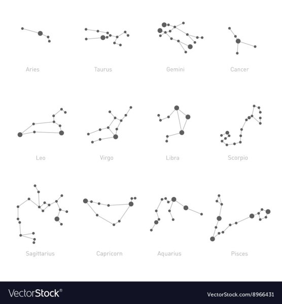 Схемы созвездий для детей