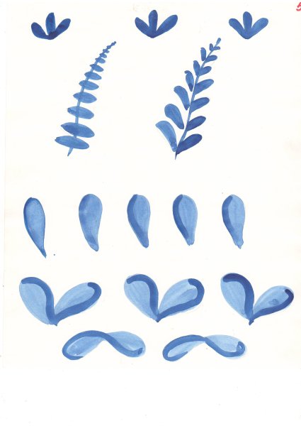 Гжельская роспись элементы росписи