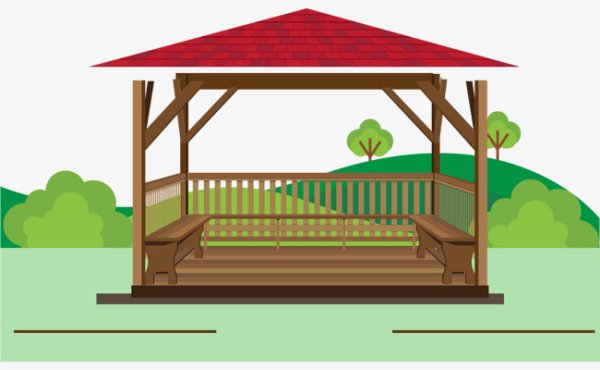 Беседка вектор