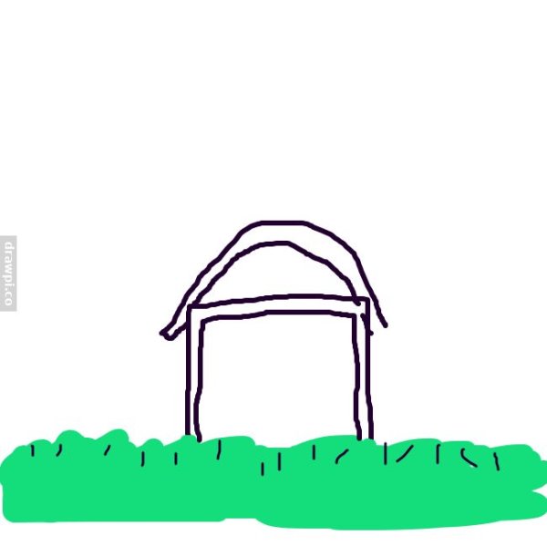 Беседка рисунок карандашом легкий