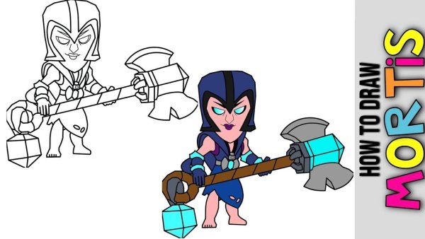 Раскраски Браво старс Мортис