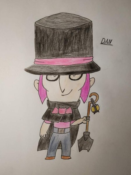 Арты Мортиса карандашом