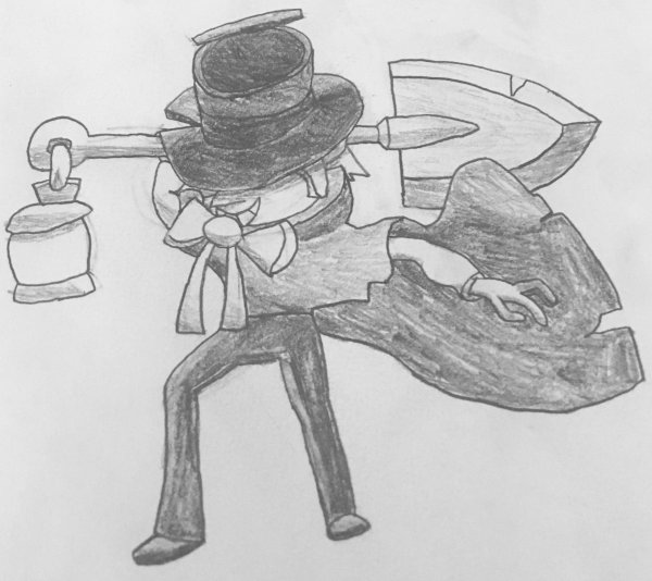 Коварный Мортис рисунок