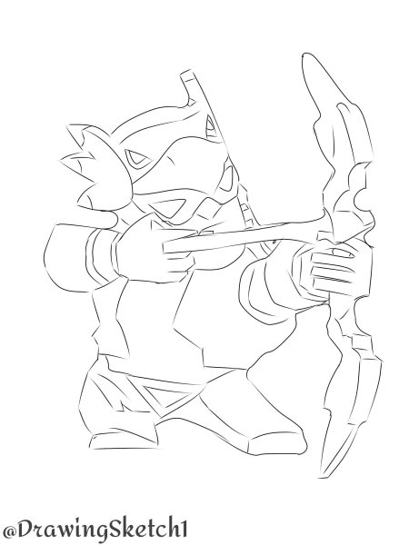 Бо меха раскраска