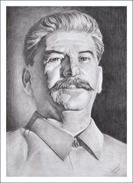 Сталин Иосиф Виссарионович рисунок