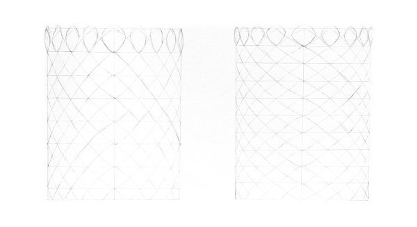 Чешуя карандашом