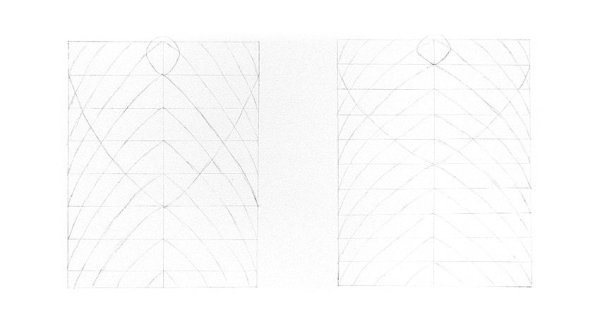 Чешуя змеи карандашом