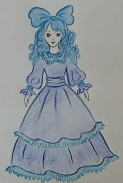 Рисунок Мальвины