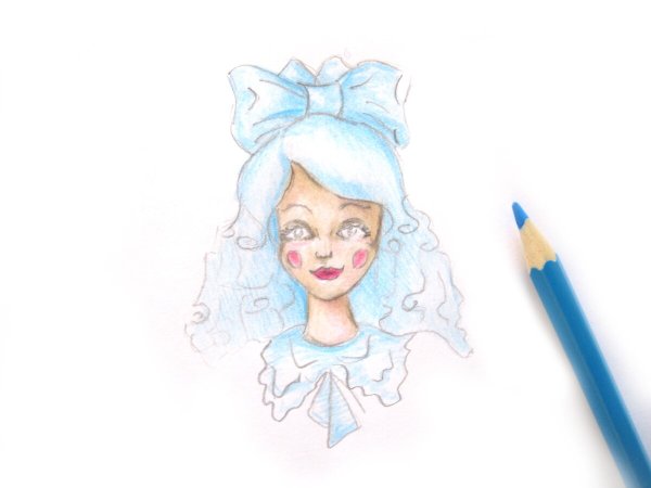 Рисунок Мальвины