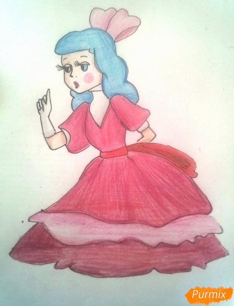 Рисунок Мальвины