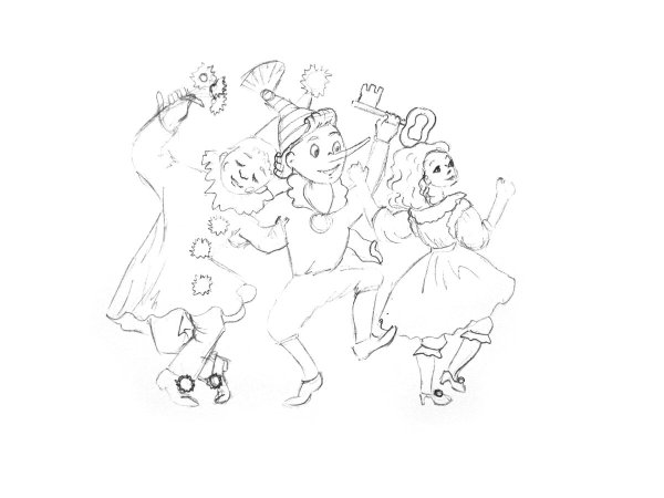 Буратино Мальвина и Пьеро раскраска