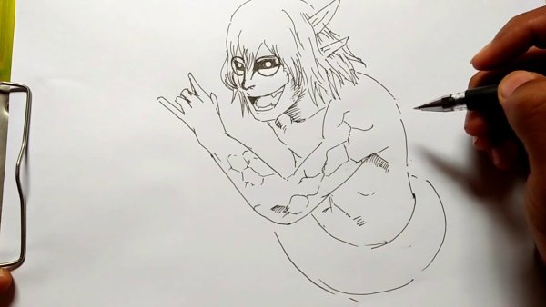 Нарисовать Кабуто поэтапно