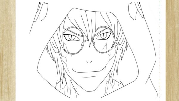 Кабуто карандашом