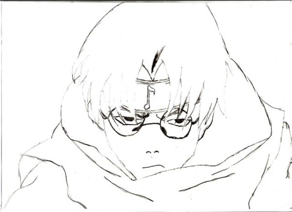 Раскраски Наруто Кабуто