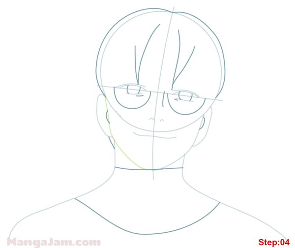 Кабуто рисунок карандашом