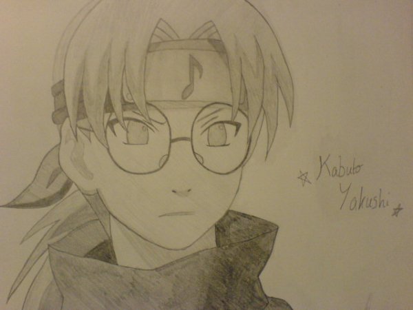 Кабуто Якуши для срисовки