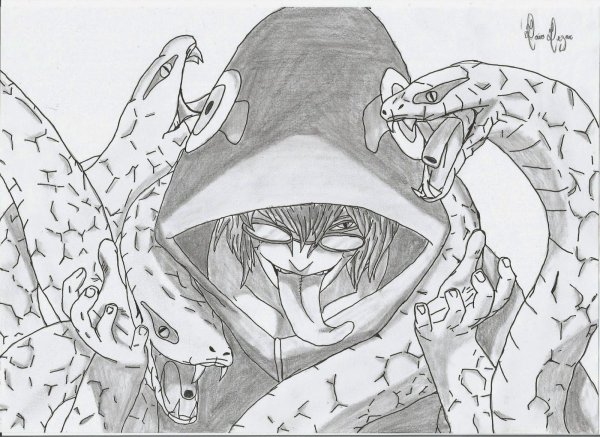 Раскраски Наруто Кабуто