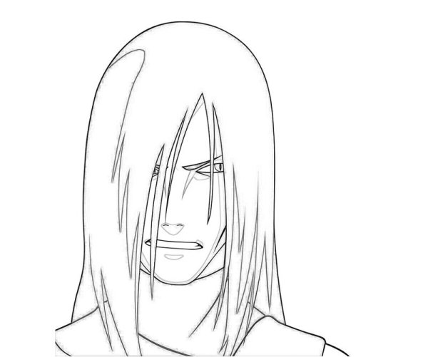 Раскраска Орочимару Акацуки