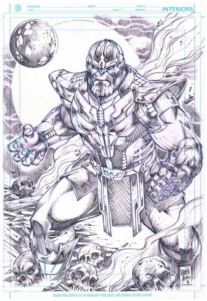 Схема вышивки Танос