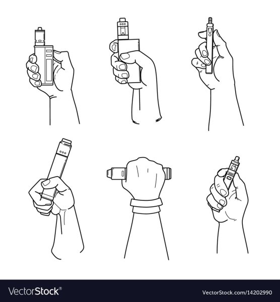 Рука держит вейп