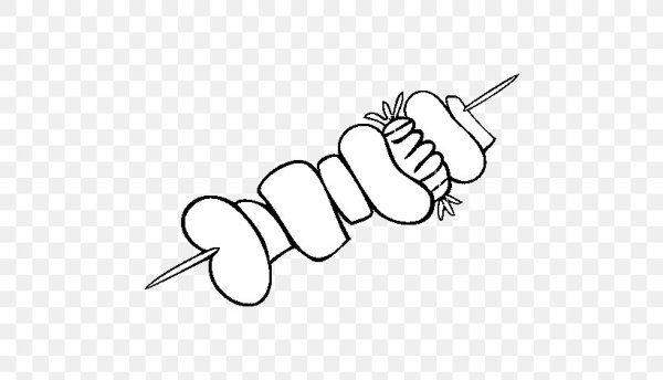 Шашлык раскраска