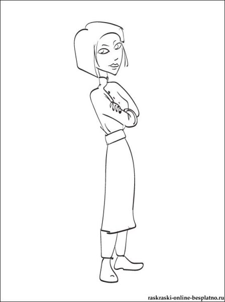 Раскраска Колетт