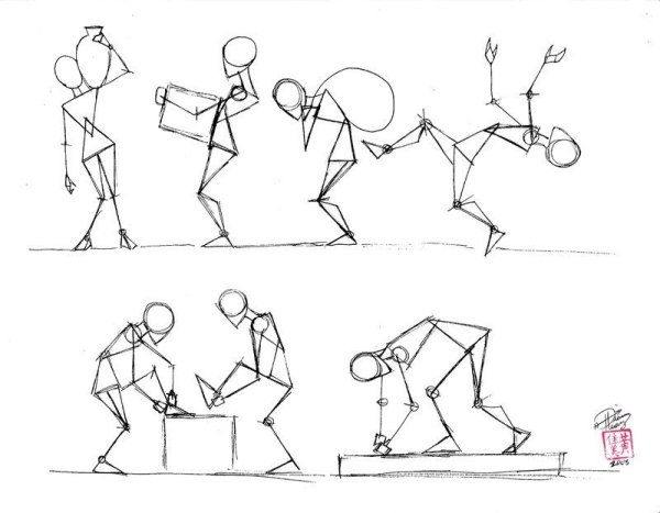 Набросок портрета Анри Матисс