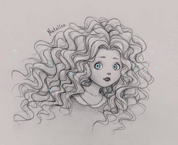 Кудри на карандаш