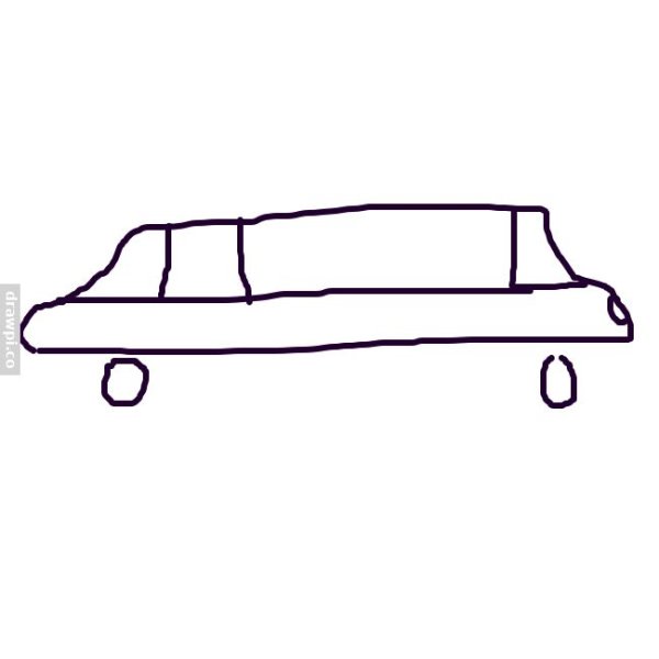 Как рисовать лимузин