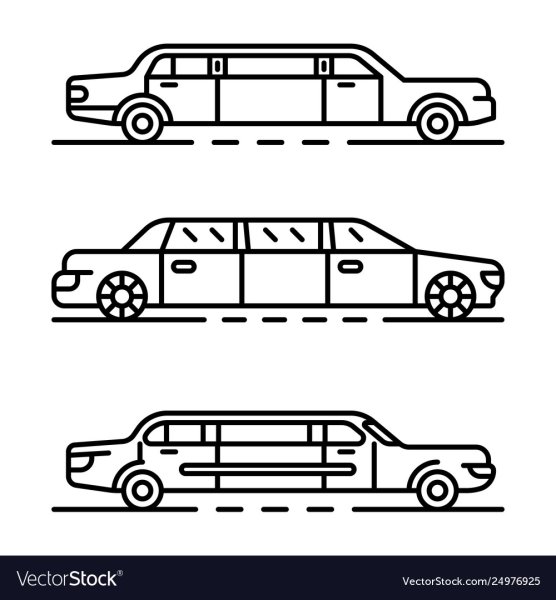 Значок лимузина спереди