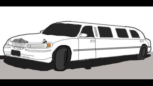Рисовать лимузин