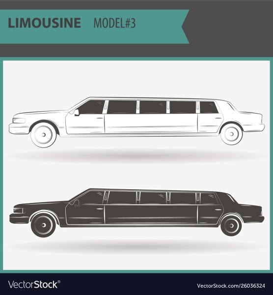 Рисунок арт лимузин