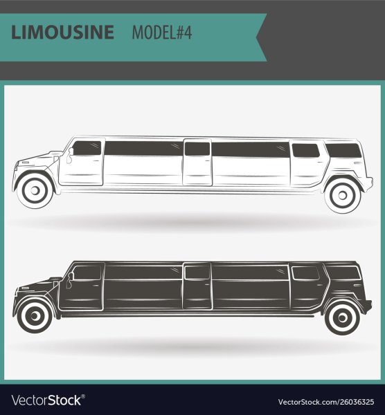 Раскраска лимузин
