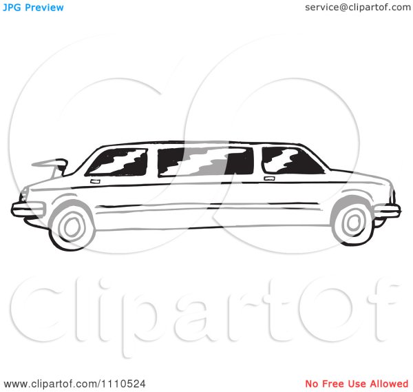 Раскраска лимузин