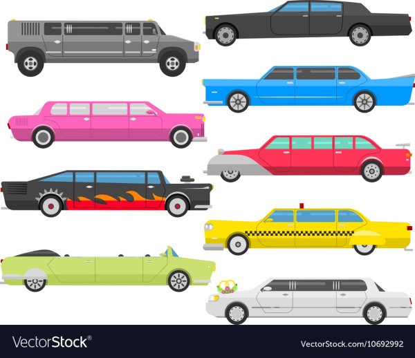 Лимузин мультяшный