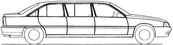 Рисовать лимузин