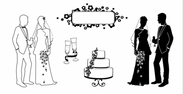Свадебный контур
