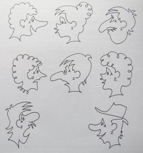 Карикатура карандашом для начинающих