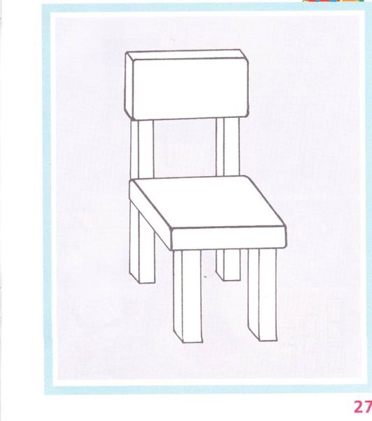 Парта раскраска для детей