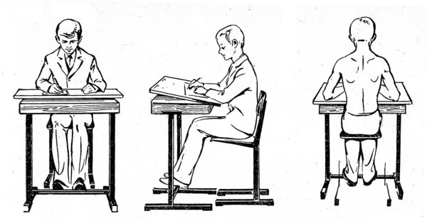 Парта раскраска