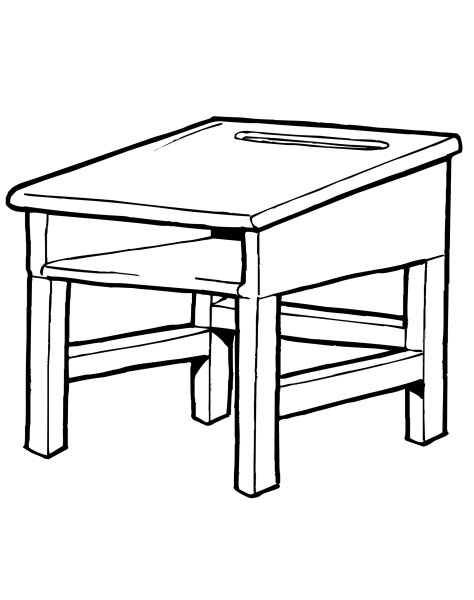 Человек сидит за партой