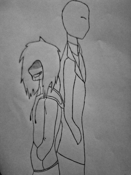 Раскраски крипипаста Джефф