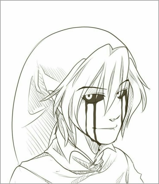 Крипипаста для срисовки Джефф