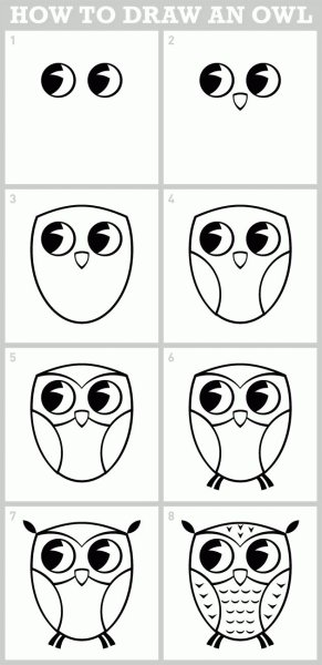 Рисунки по этапно для начинающих