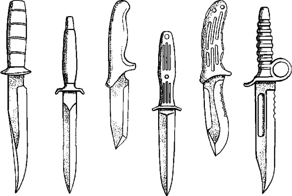 Нож манси чертеж
