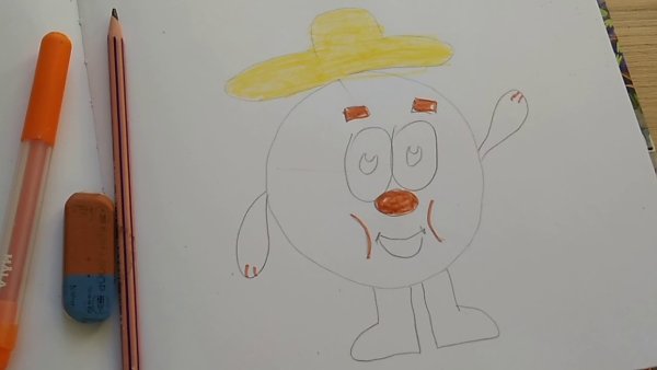 Поэтапное рисование Копатыча